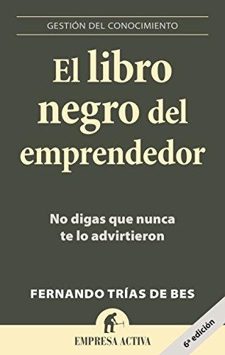 Tapa de El libro negro del emprendedor